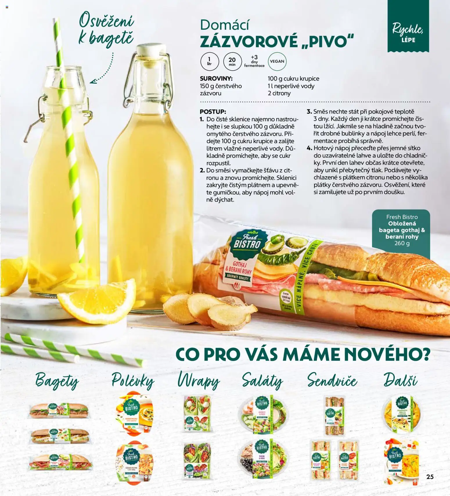 Albert magazín od 01.04.2026 | Strana: 25 | Produkty: Gourmet, Bagety, Láhev, Sklenice