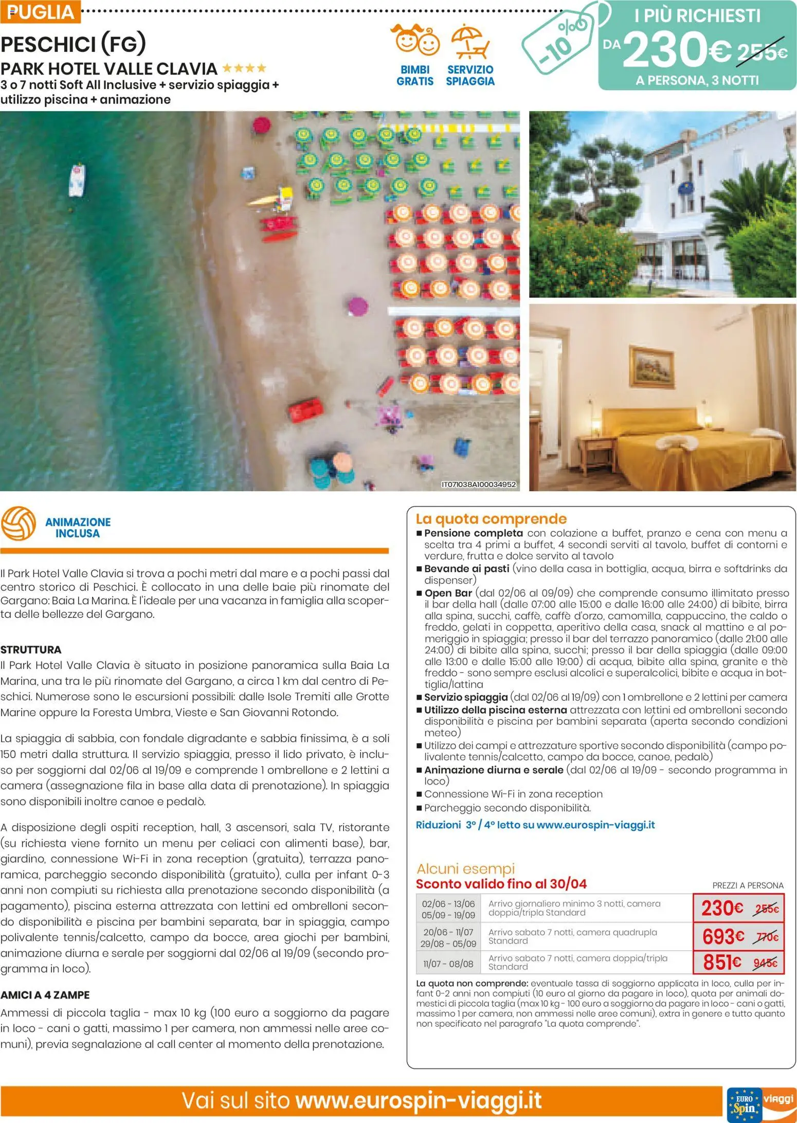 Volantino Eurospin del 11.03.2026 | Pagina: 3 | Prodotti: Caffè, Frutta, Vino, Piscina