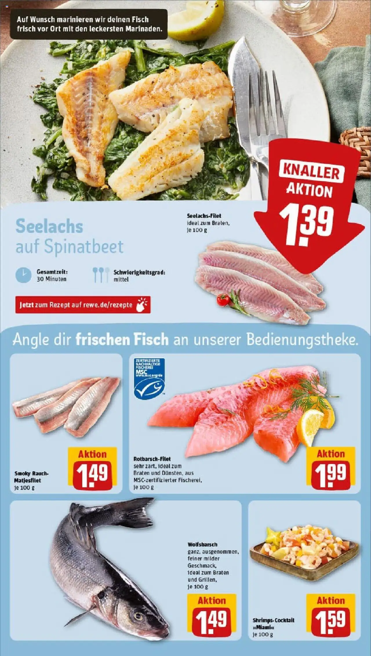 Rewe prospekt Mainz / Neustadt	 - gültig ab dem 20.07.2025 | Seite: 23 | Produkte: Fisch