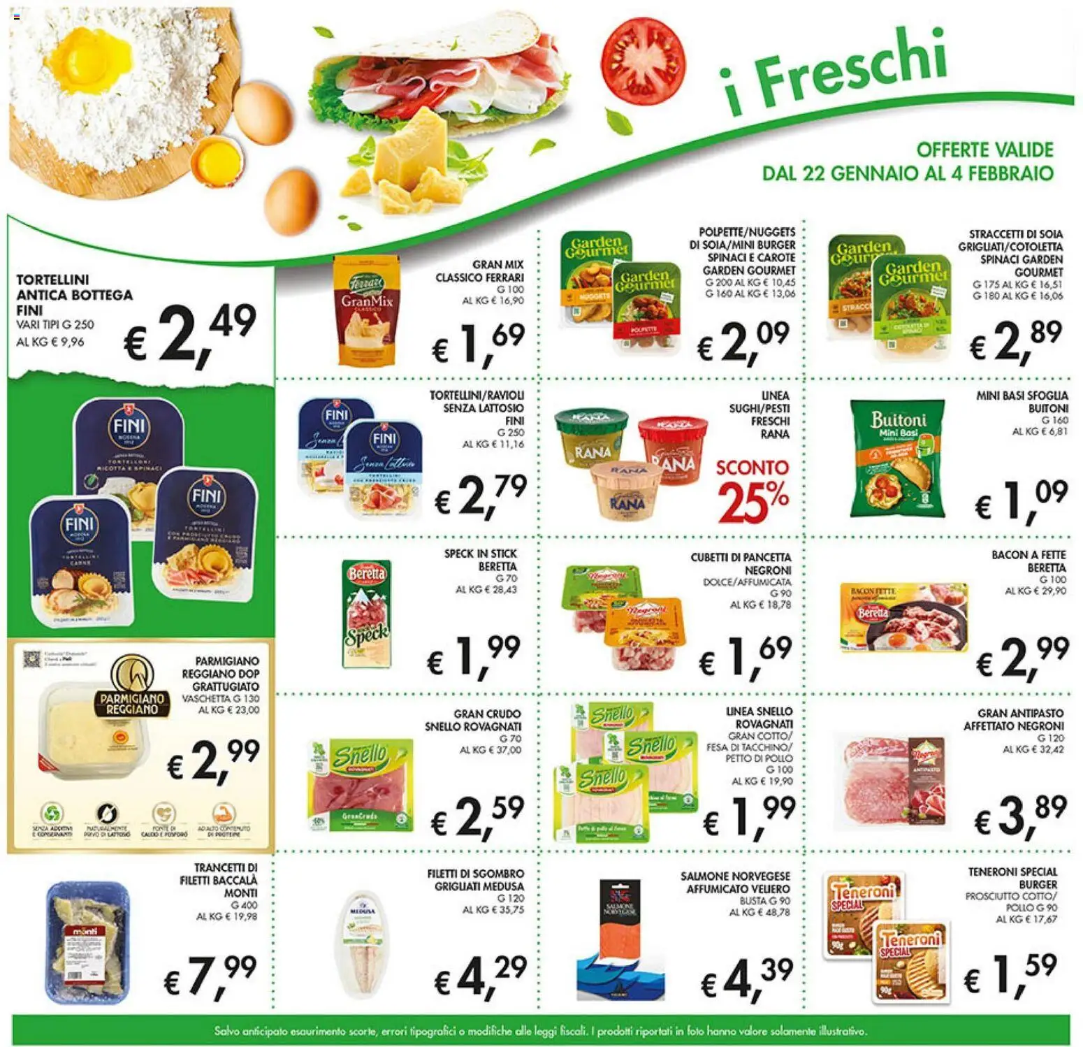 Volantino Coal del 22.01.2026 | Pagina: 11 | Prodotti: Pollo, Pancetta, Carote, Parmigiano reggiano