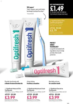 Preview of Oriflame - Offers valid from 25.03.2026 | Page: 143 | Products: Toothpaste
