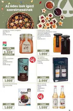 Spar Karácsonyi Ínyenc katalógus - amely érvényes a következő dátumtól: 27.11.2025 | Oldal: 19 | Termékek: Fűszerkeverék, Lekvár, Mézeskalács, Italpor