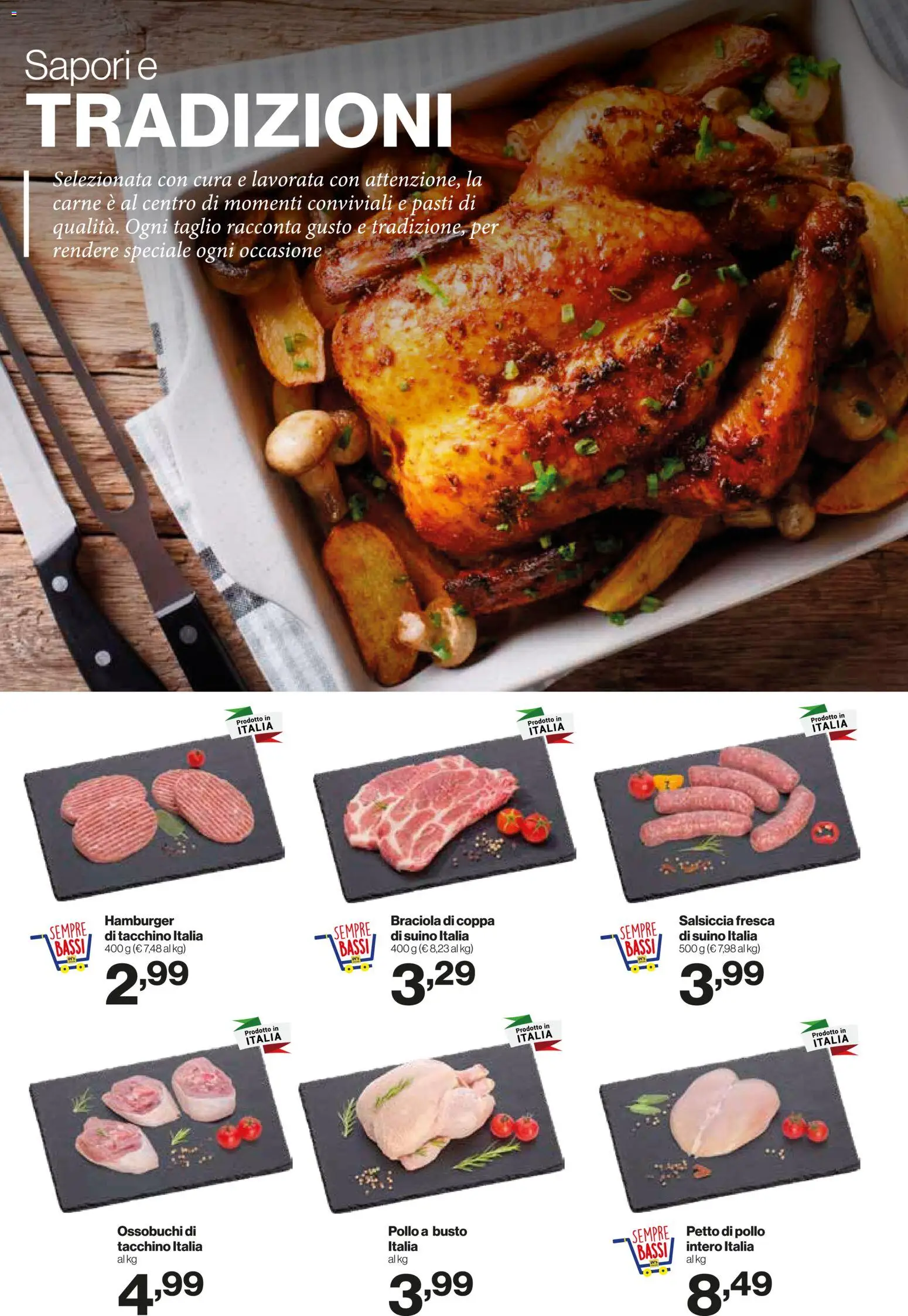 Volantino IN's del 28.01.2026 | Pagina: 9 | Prodotti: Suino, Tacchino, Salsiccia, Hamburger