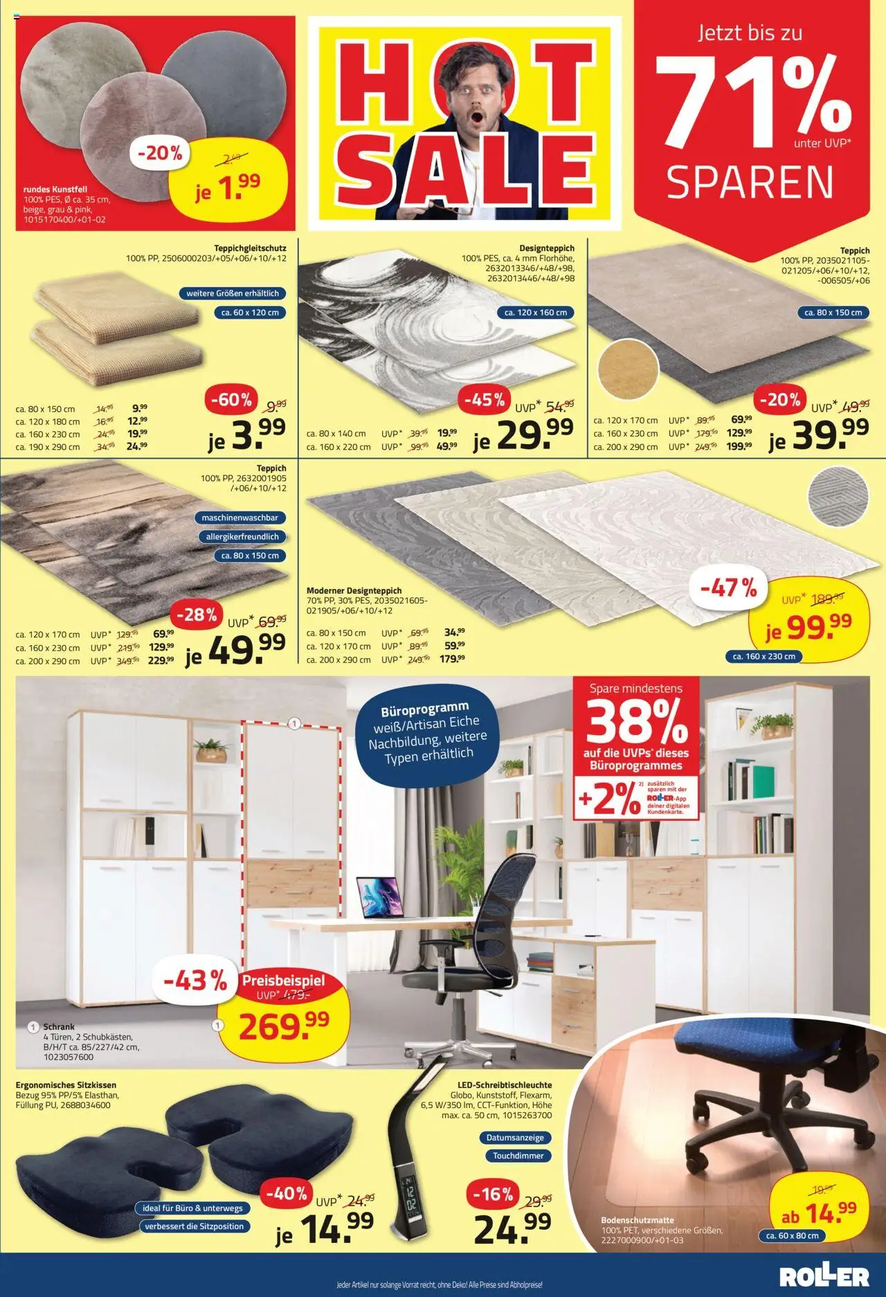 Roller Prospekt 	 - gültig ab dem 28.07.2025 | Seite: 9 | Produkte: Schrank, Teppich