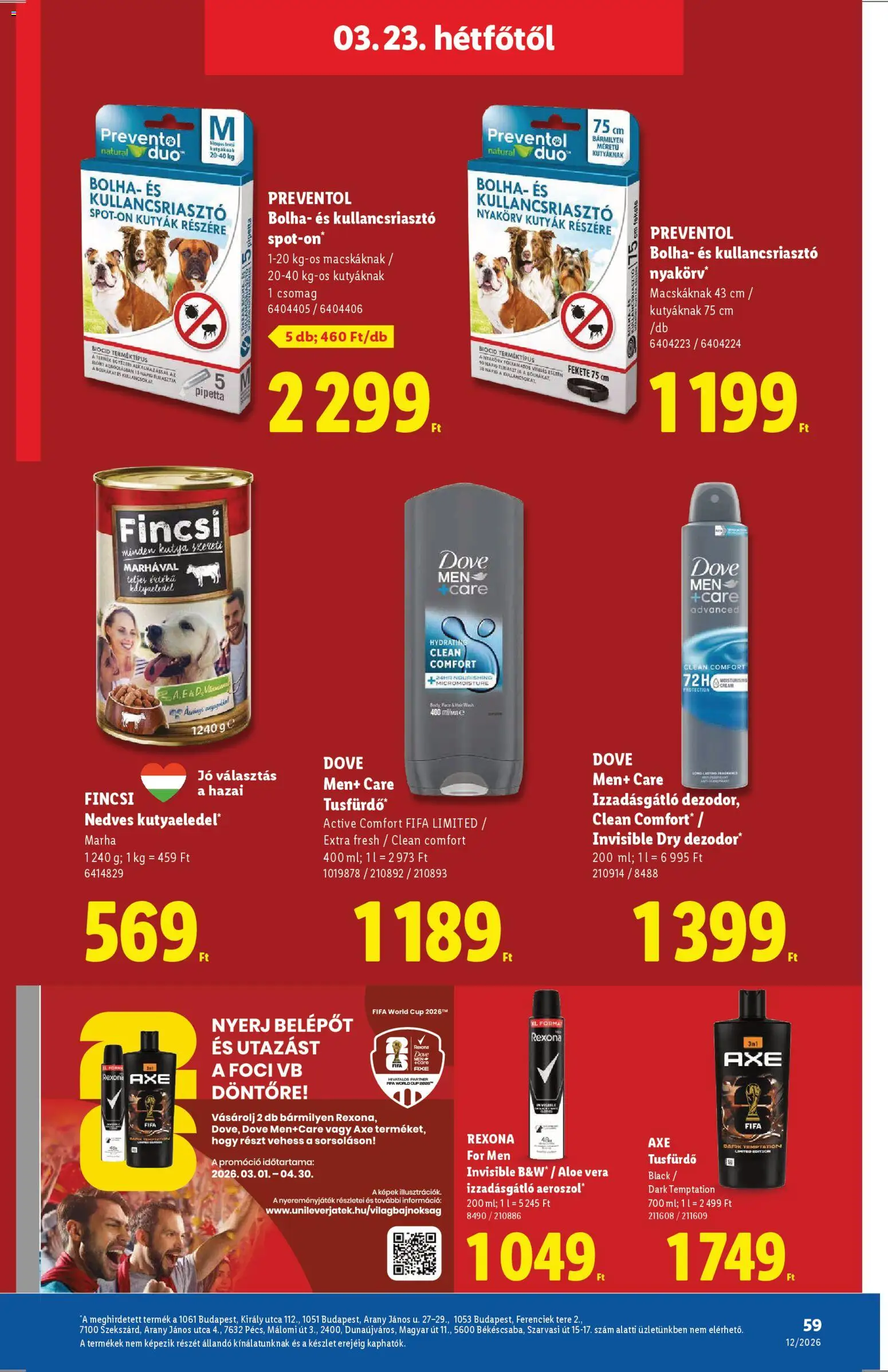 Lidl akciós ujság - amely érvényes a következő dátumtól: 19.03.2026 | Oldal: 59
