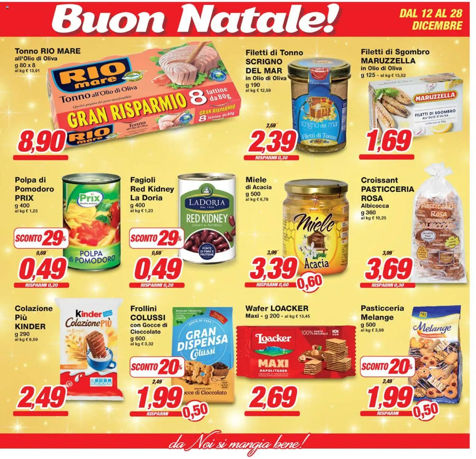 Volantino Prix del 12.12.2025 | Pagina: 7 | Prodotti: Cioccolato, Latte, Tonno, Olio di Oliva
