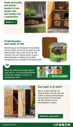 GAMMA - Tuinmagazine - Voorbeeld van een folder van GAMMA, geldig van 27.03.2025 | Pagina: 16 | Producten: Kan, Kast, Festék
