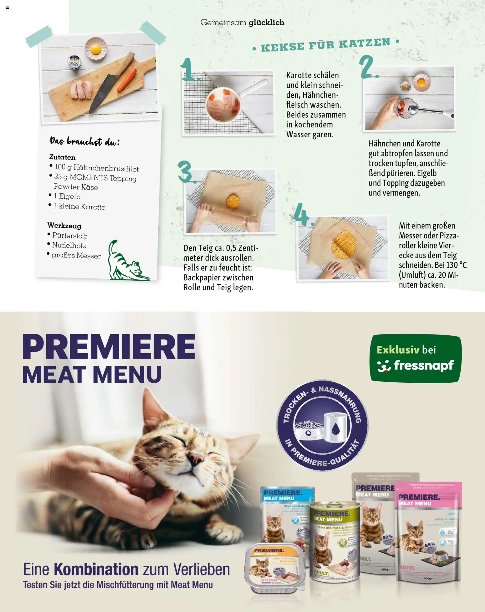 Fressnapf Friends Magazin – gültig ab 02.03.2026 | Seite: 43 | Produkte: Pute, Käse, Wasser, Kekse