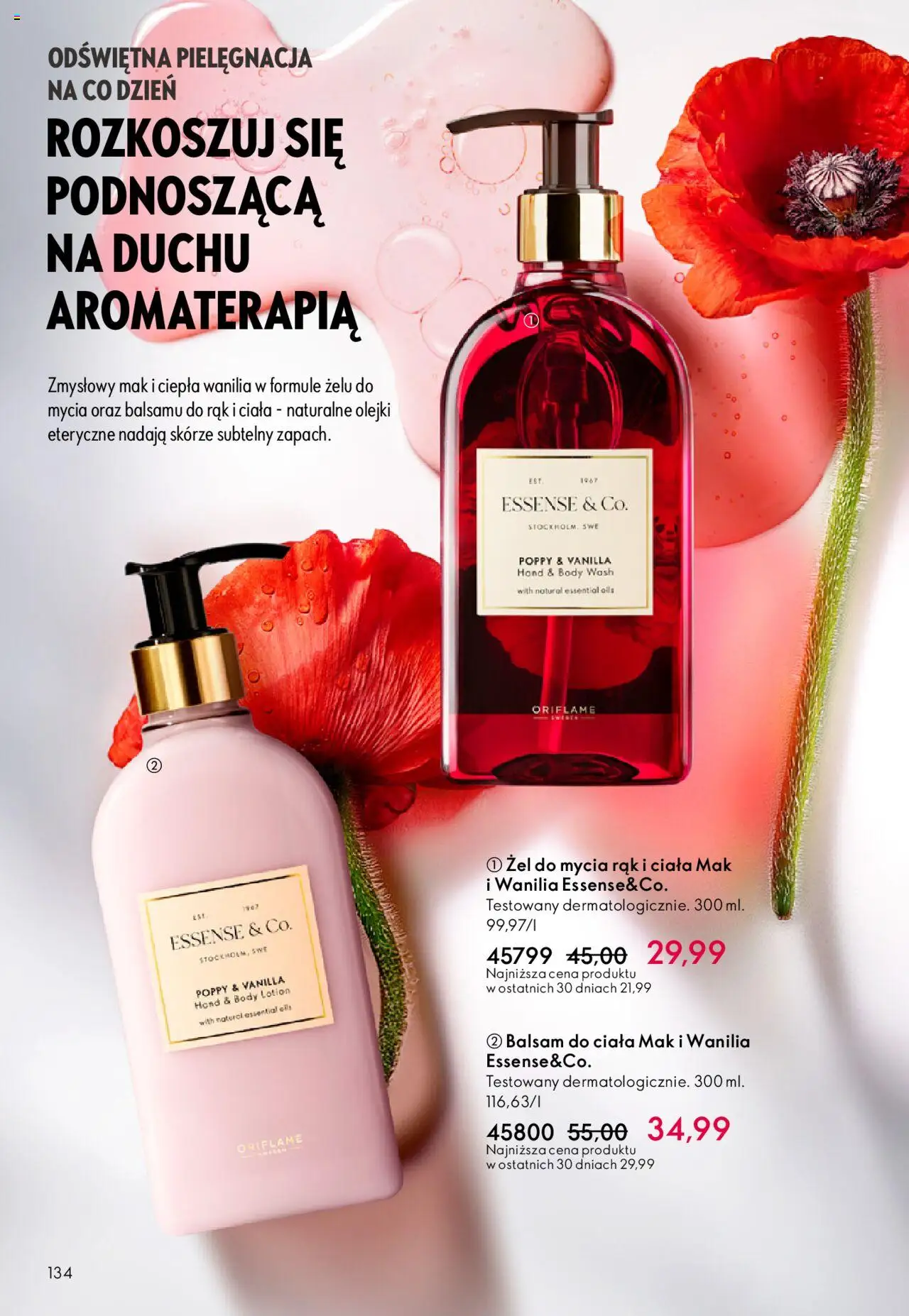 Oriflame Katalog 13 2025 od 07.09.2025 | Strona: 134 | Produkty: Mak, Body, Lotion