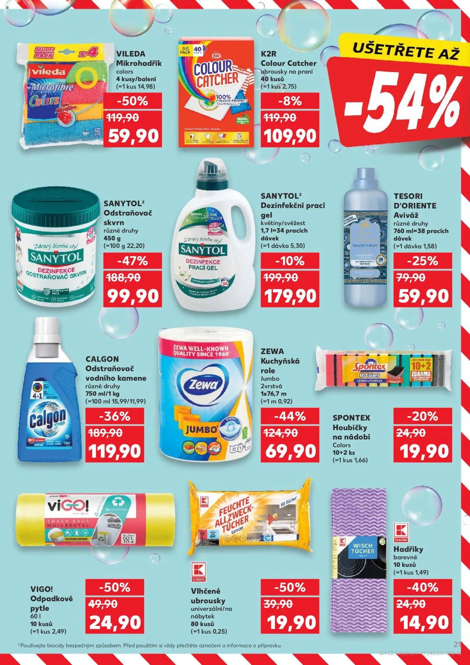 Kaufland leták - Brno od 25.02.2026 | Strana: 21 | Produkty: Aviváž, Nádobí, Zewa, Calgon