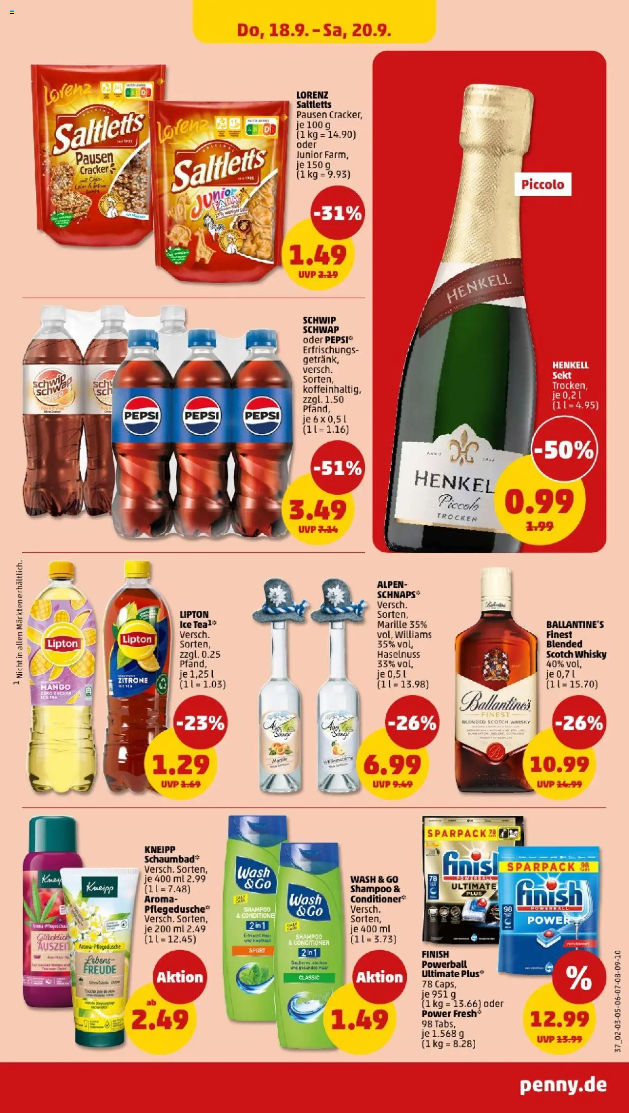 Penny - Saarland – gültig ab 15.09.2025 | Seite: 39 | Produkte: Zucker, Zitrone, Mango, Pepsi