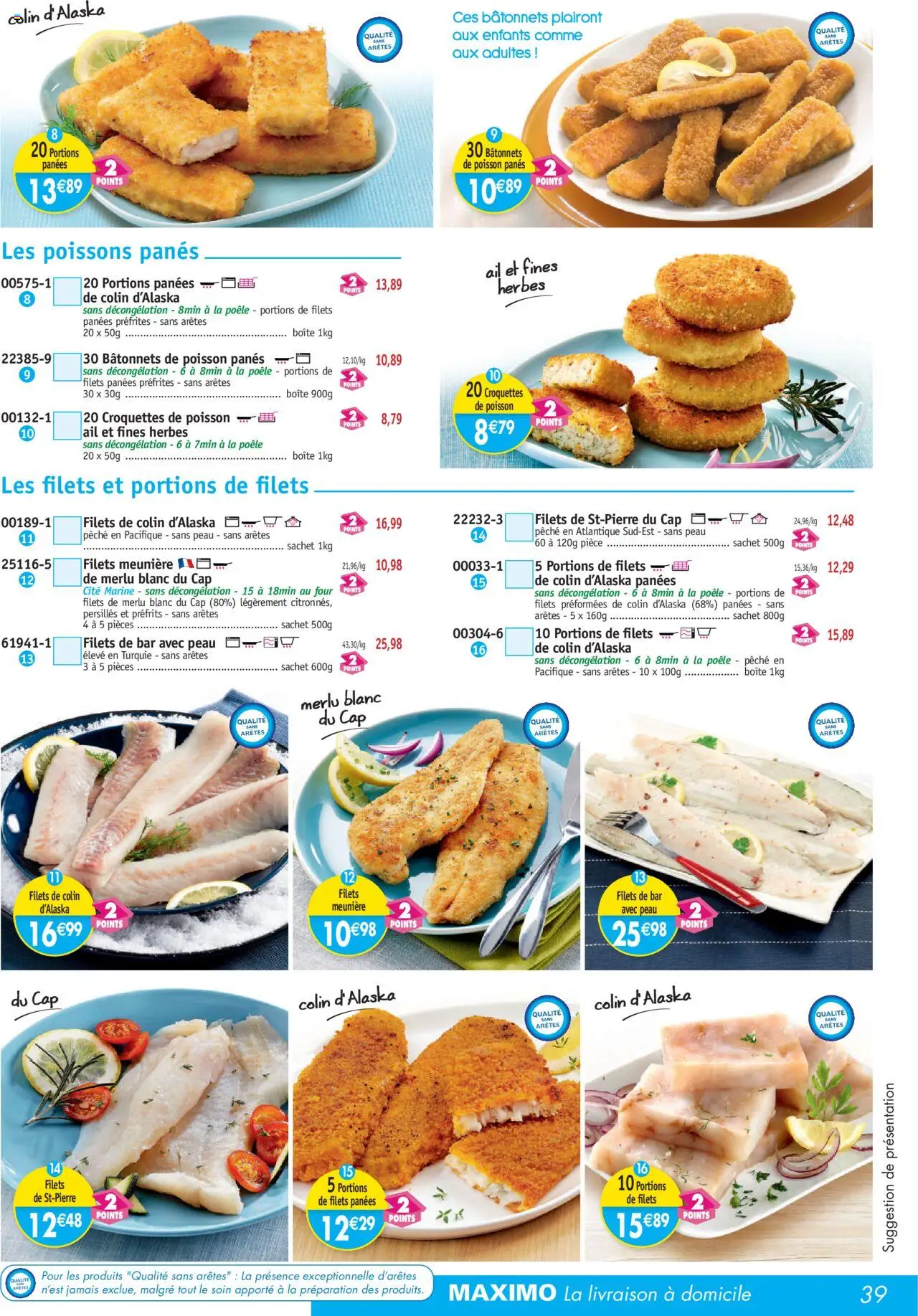  | Page: 39 | Produits: Four, Poêle, Ail, Poisson
