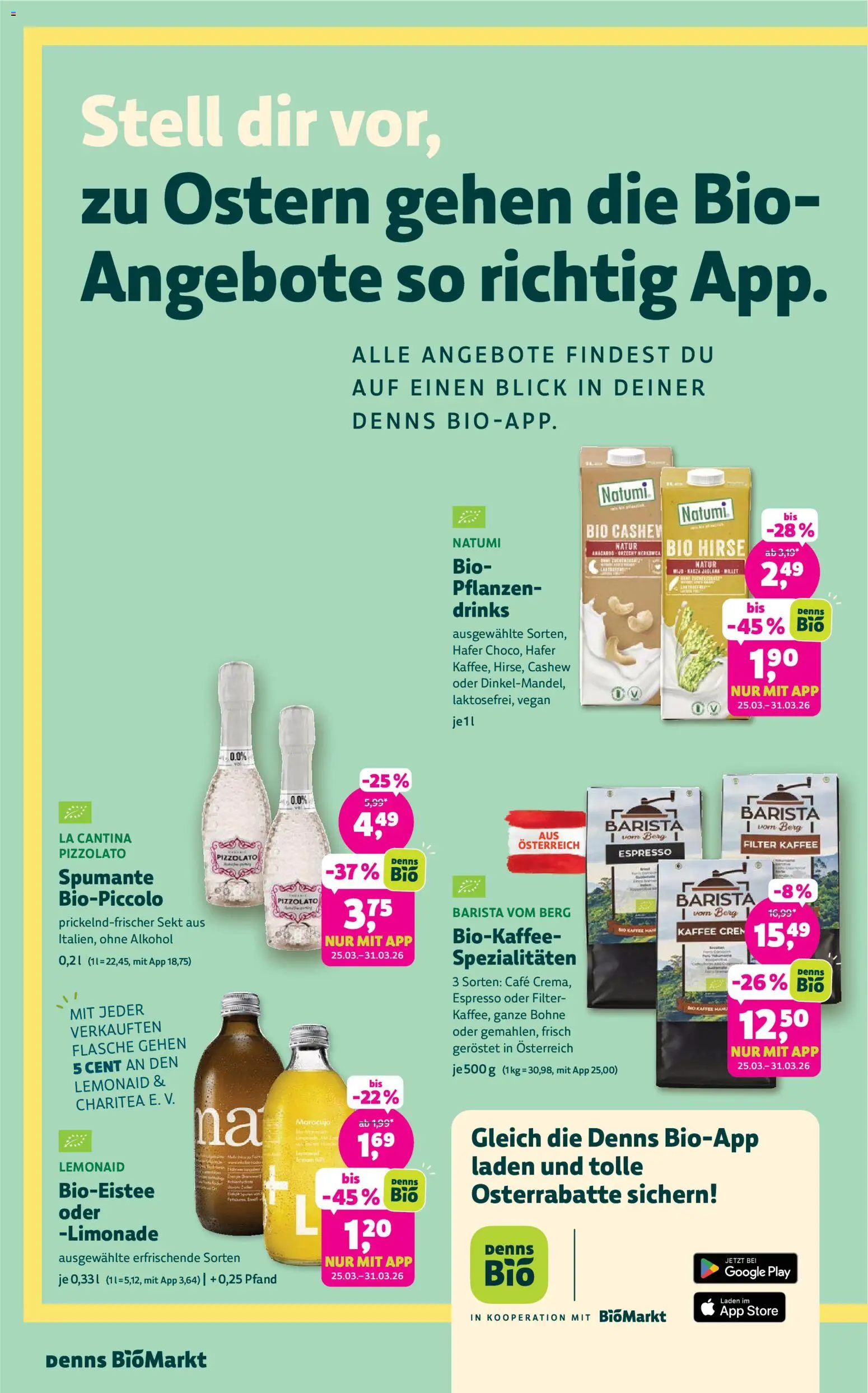 Die besten Angebote | Denns BioMarkt Angebote ab 25.03.2026 | - Jetzt stöbern! | Austria