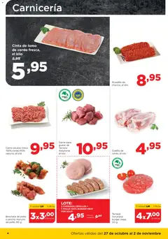 Vista previa Alimerka folleto Asturias válido desde el 27.10.2025 | Página: 4 | Productos: Cerdo