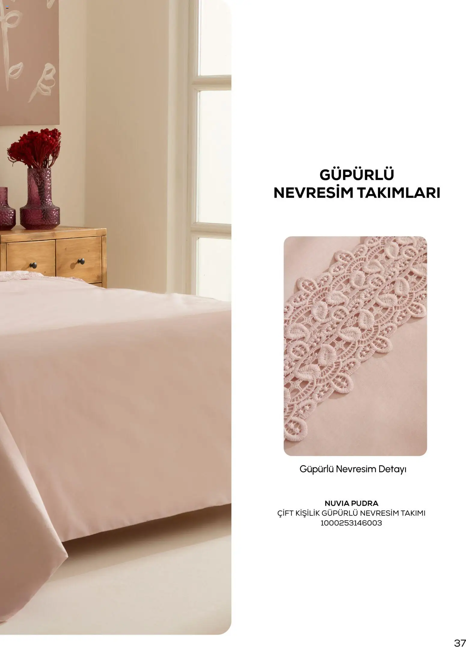 Karaca Home - Katalog Sezonsuz Karaca Home Şıklığı - İlkbahar / Yaz 2026 - 01.03.2026 tarihinden itibaren geçerlidir | Sayfa: 37 | Ürünler: Nevresim, Pudra, Nevresim takımları