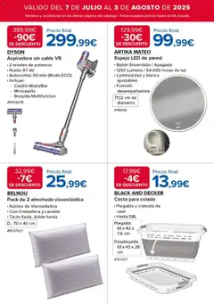 Costco catálogo │ válido desde el 07.07.2025 | Página: 6 | Productos: Funda, Aspiradora, Almohada, Cesta