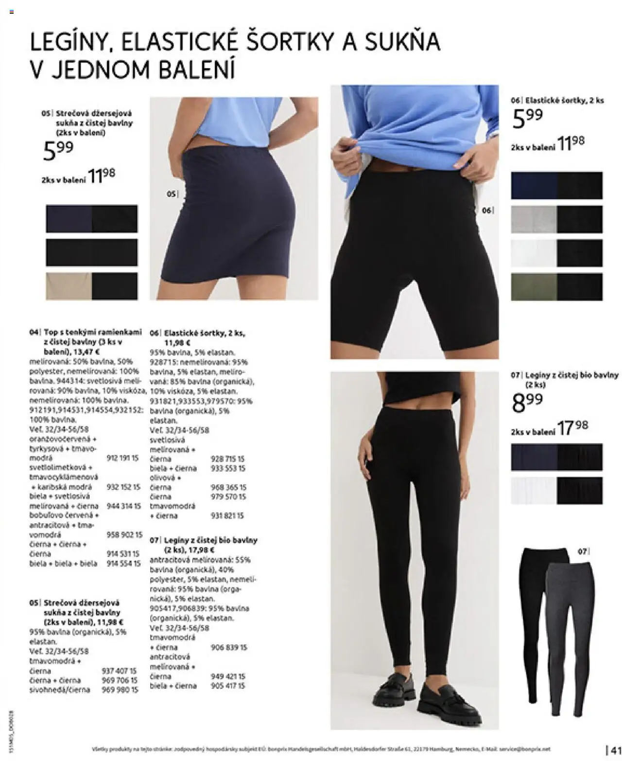 Bonprix katalóg citrusové farby │ platný od 26.05.2025 | Strana: 43 | Produkty: Legíny