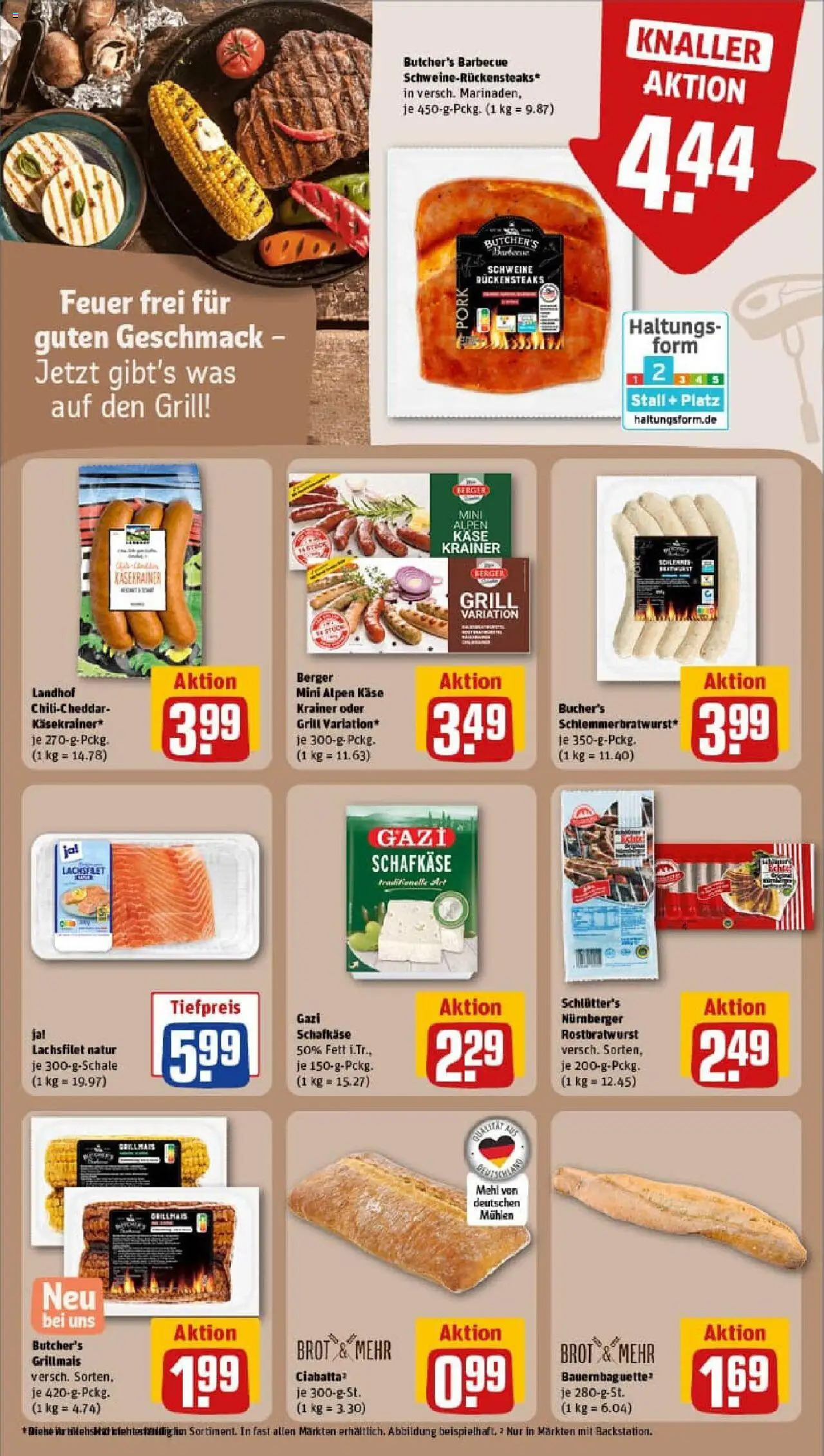 Rewe prospekt Erlangen	 - gültig ab dem 20.07.2025 | Seite: 18 | Produkte: Mehl, Feta, Käse, Brot