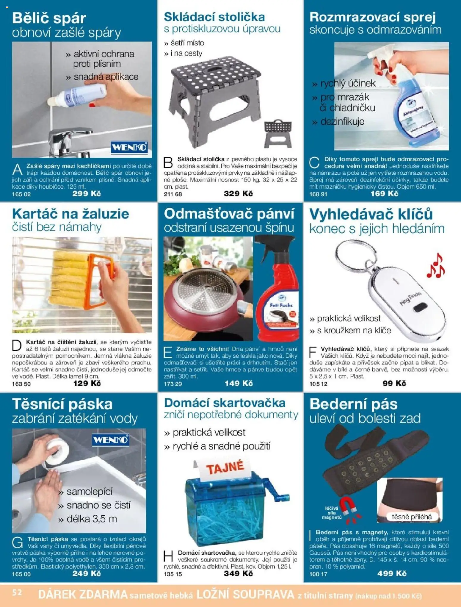 Decodoma katalog od 16.02.2026 | Strana: 52 | Produkty: Hrnce, Pánve, Skládací stolička, Odmašťovač