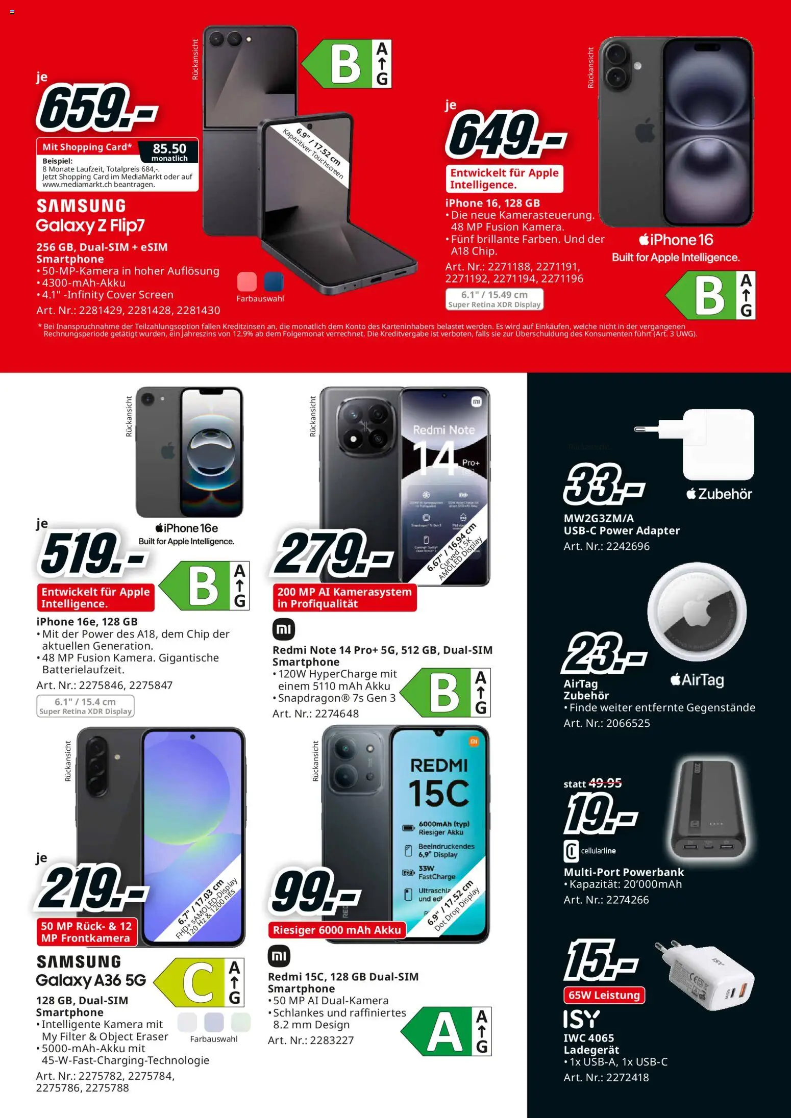 Media Markt - Black Friday – gültig ab 02.11.2025 | Seite: 3 | Produkte: Smartphone, Ladegerät, Apple, Iphone