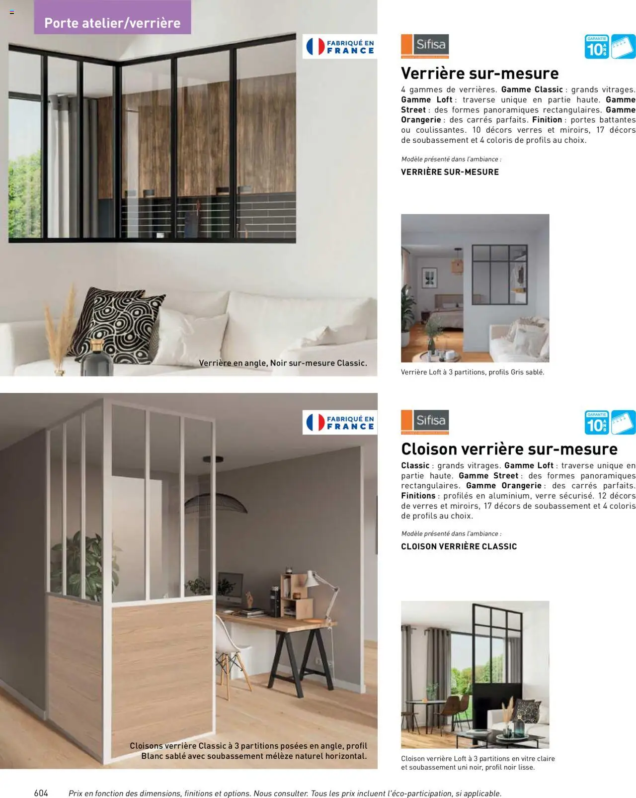  | Page: 604 | Produits: Verrière, Porte, Portes