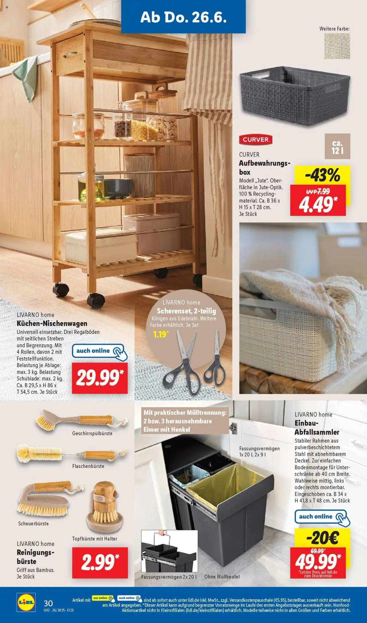 Lidl Prospekt 	 - gültig ab dem 23.06.2025 | Seite: 38 | Produkte: Box, Bürste
