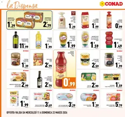 Anteprima del volantino Conad volantino Sicilia valido a partire dal 11.03.2026 | Pagina: 16 | Prodotti: Vino, Tonno, Olio extra vergine, Alici