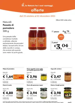 Anteprima del volantino Volantino Natura Sì	 valido a partire dal 29.10.2025 | Pagina: 28 | Prodotti: Pomodori, Macina, Sugo, Terra