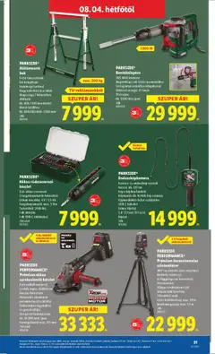 Lidl akciós ujság - amely érvényes a következő dátumtól: 31.07.2025 | Oldal: 31