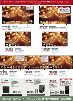 House and Home specials catalogue – valid from 08.12.2025 | Page: 7 | Products: Audio, TV, Soundbar, Subwoofer