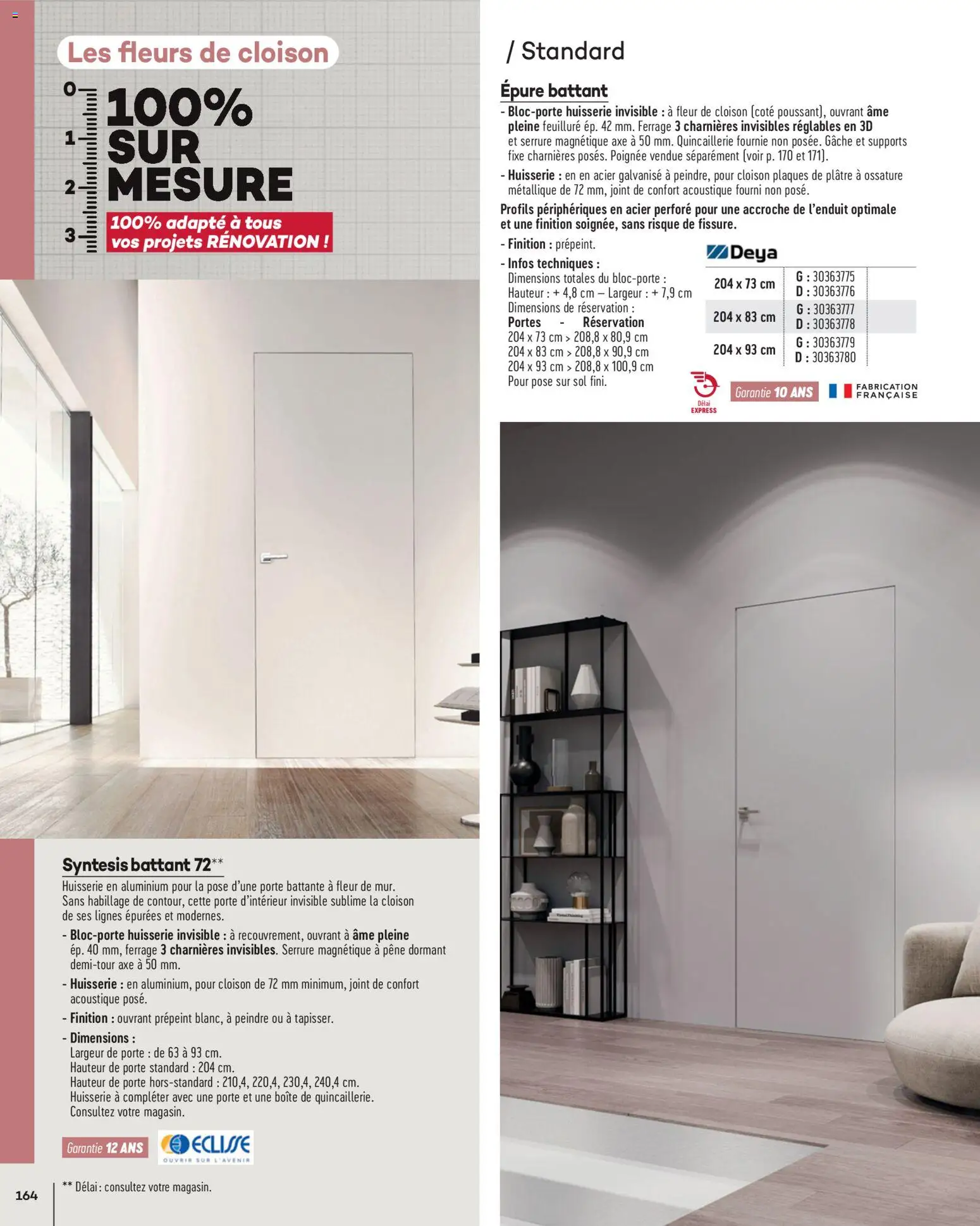 {H1} | Page: 164 | Produits: Plâtre, Porte, Portes