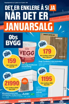 Forhåndsvisning av Obs Bygg kundeavis gyldig fra 04.01.2026