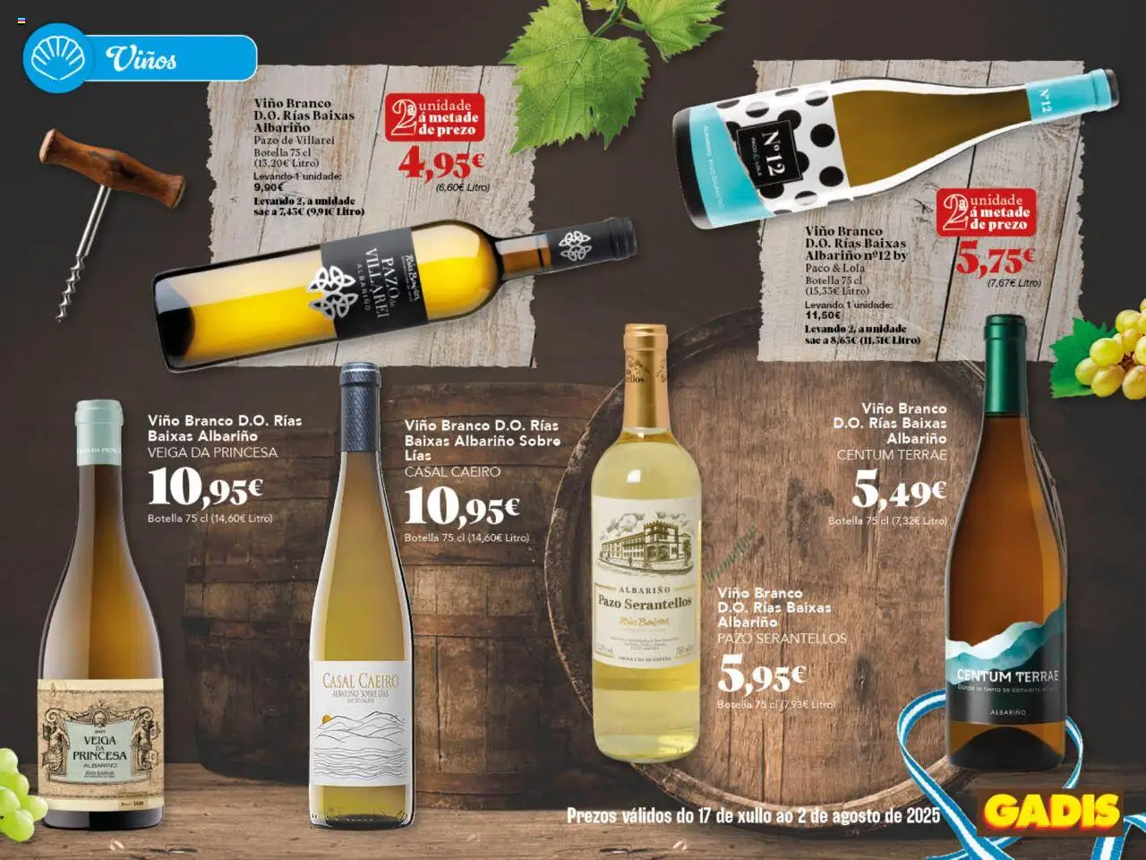 Gadis folleto Galicia │ válido desde el 17.07.2025 | Página: 29 | Productos: Vino, Té