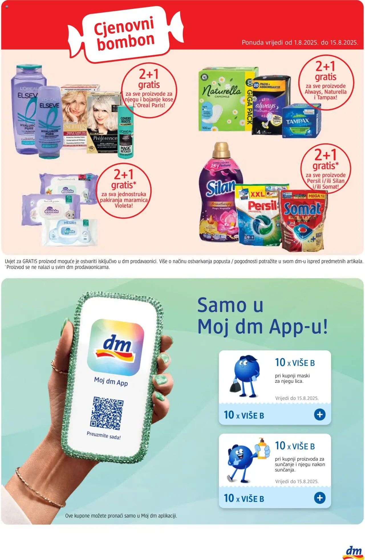DM katalog | vrijedi od 01.08.2025 | Stranica: 31 | Proizvodi: Somat, Violeta, Persil