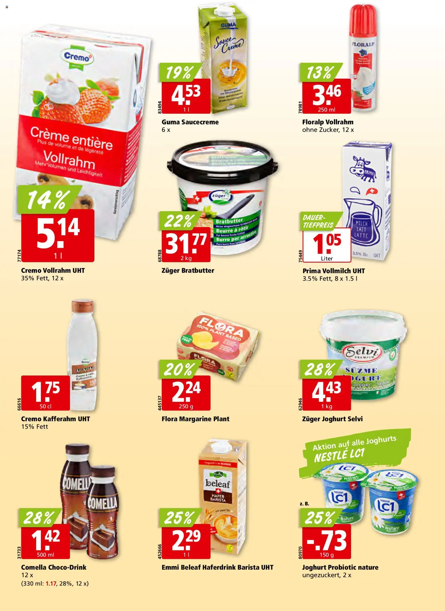 Aligro Aktionen Schlieren, Gossau SG, Frauenfeld, Rapperswil-Jona, Sargans, Bern, Brüttisellen, Pratteln, Emmen, Spreitenbach – gültig ab 09.02.2026 | Seite: 14