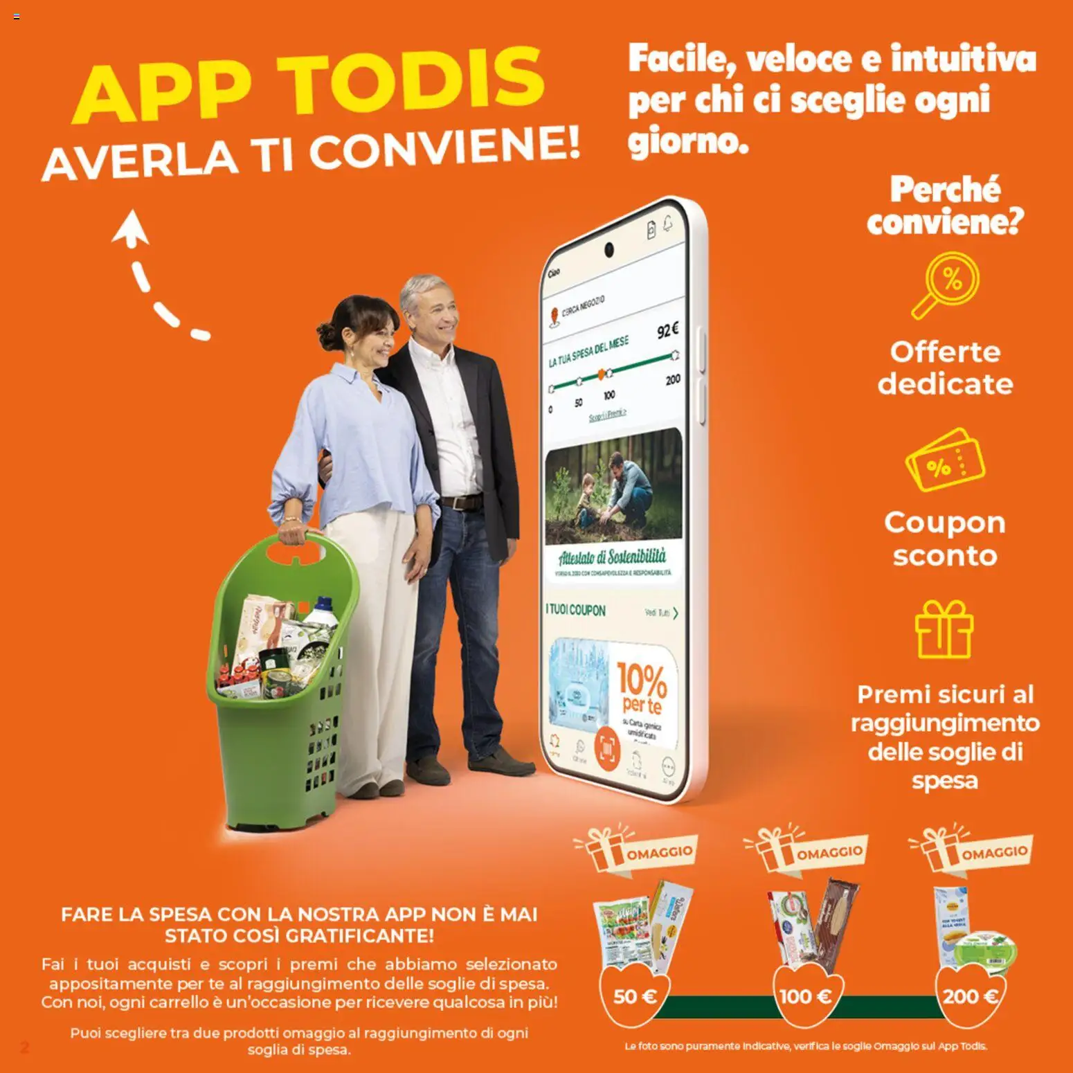 Volantino Todis del 08.01.2026 | Pagina: 2 | Prodotti: Tè, Carrello