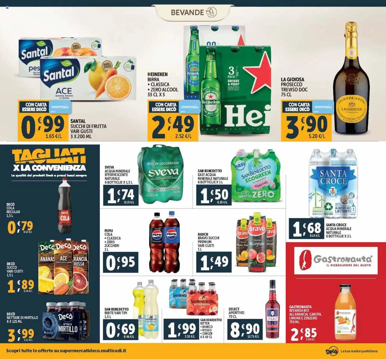 Volantino Decò del 03.10.2025 | Pagina: 16 | Prodotti: Succo, Limone, Bibite, Pepsi