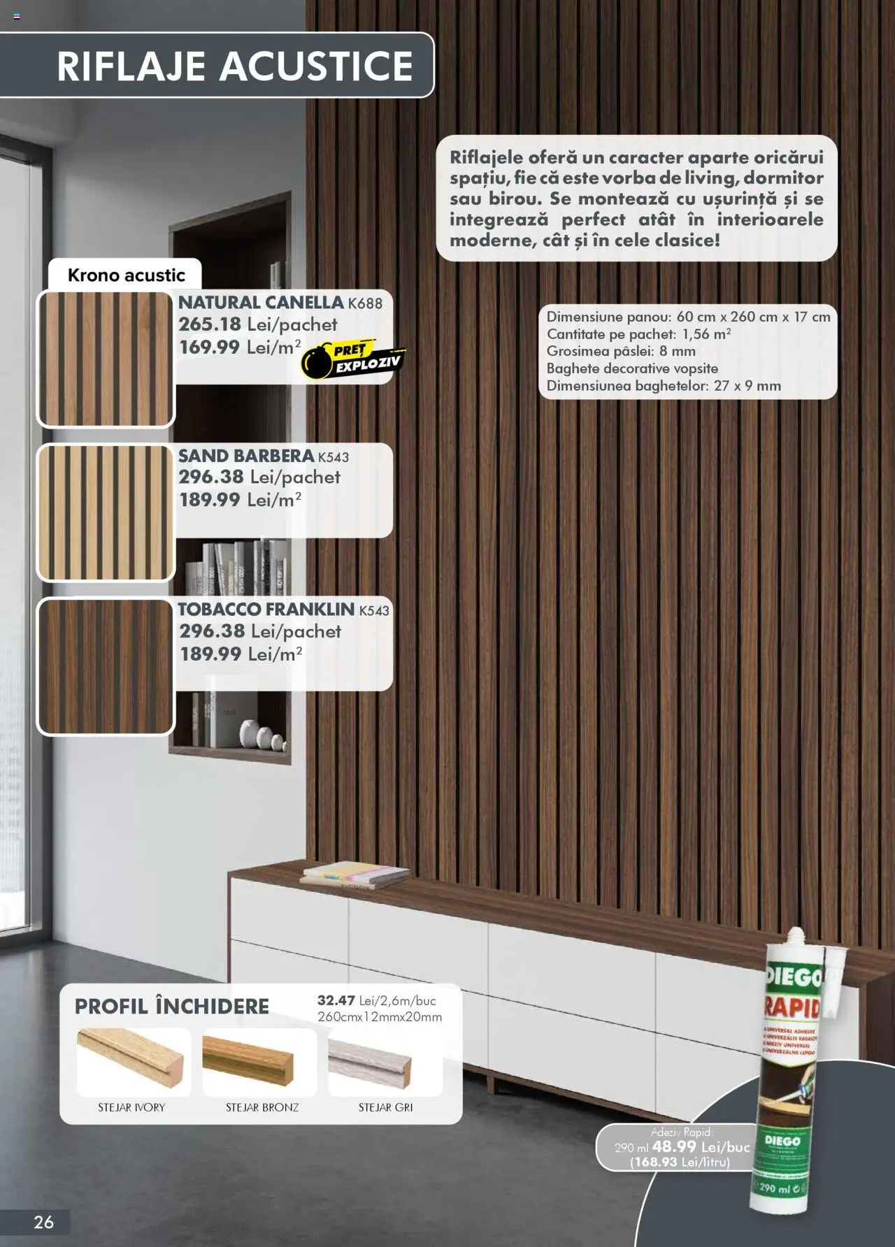 Noul catalog Diego – valabil de la 01.10.2025 | Pagină: 26 | Produse: Adeziv