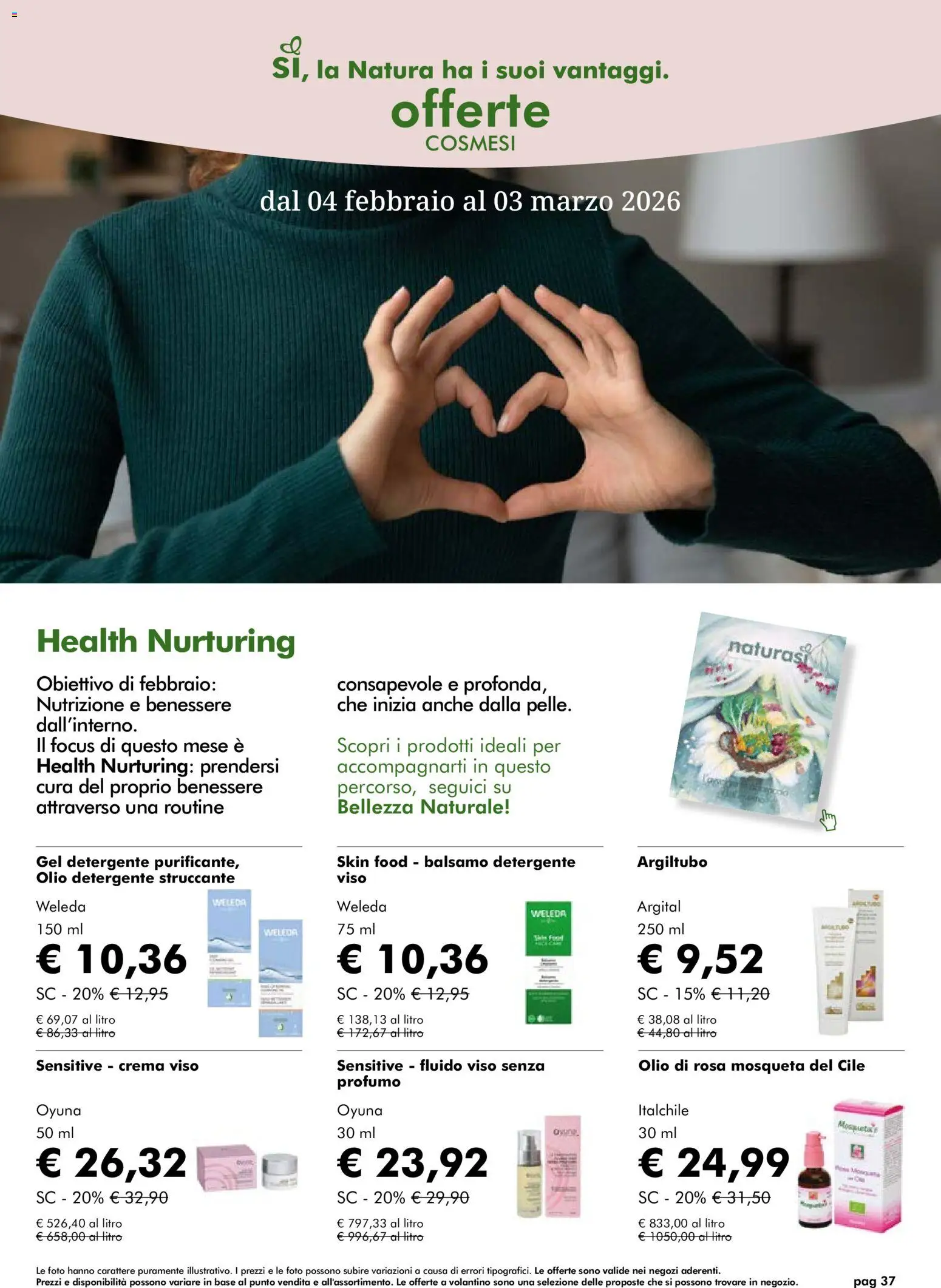 Volantino Natura Sì del 04.02.2026 | Pagina: 37