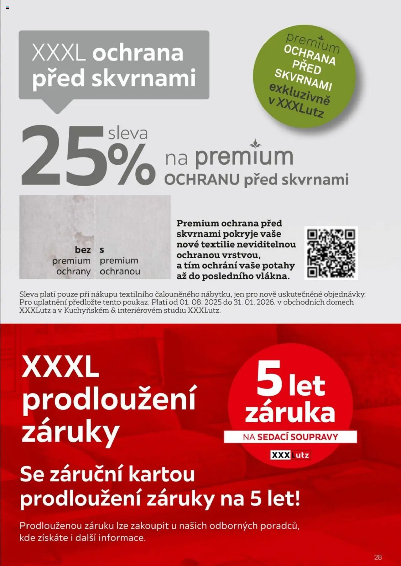 XXXLutz leták - Být věrným zákazníkem se vyplatí od 01.08.2025 | Strana: 28
