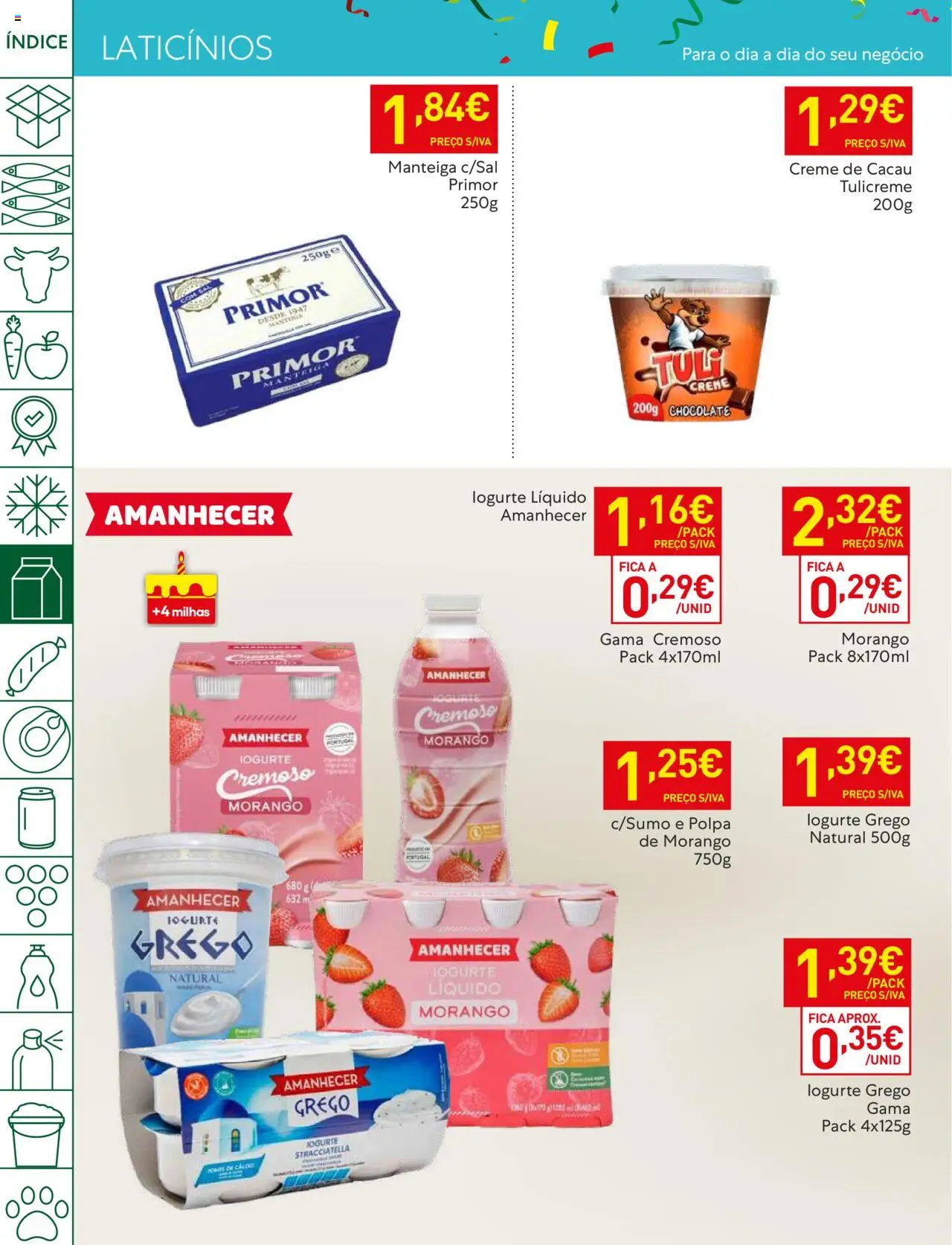 Recheio folheto │ válido de 07.10.2025 | Página: 20 | Produtos: Manteiga, Iogurte, Chocolate, Creme