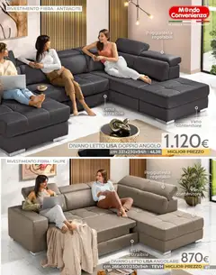 Anteprima del volantino Mondo Convenienza Pocket Gennaio catalogo valido a partire dal 04.01.2026 | Pagina: 67 | Prodotti: Divano letto, Contenitore, Letto, Divano