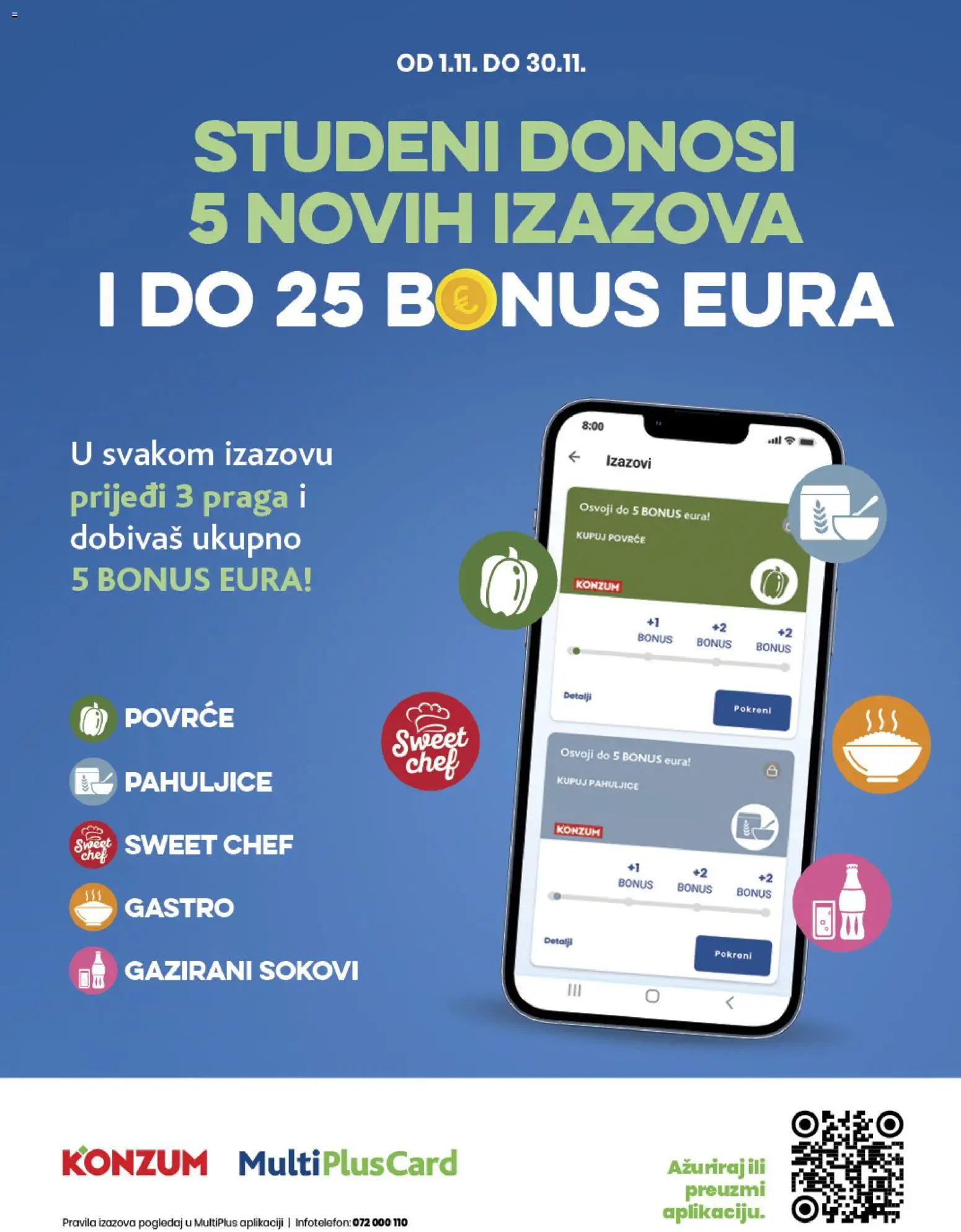 Konzum katalog | vrijedi od 19.11.2025 | Stranica: 33 | Proizvodi: Pahuljice, Povrće