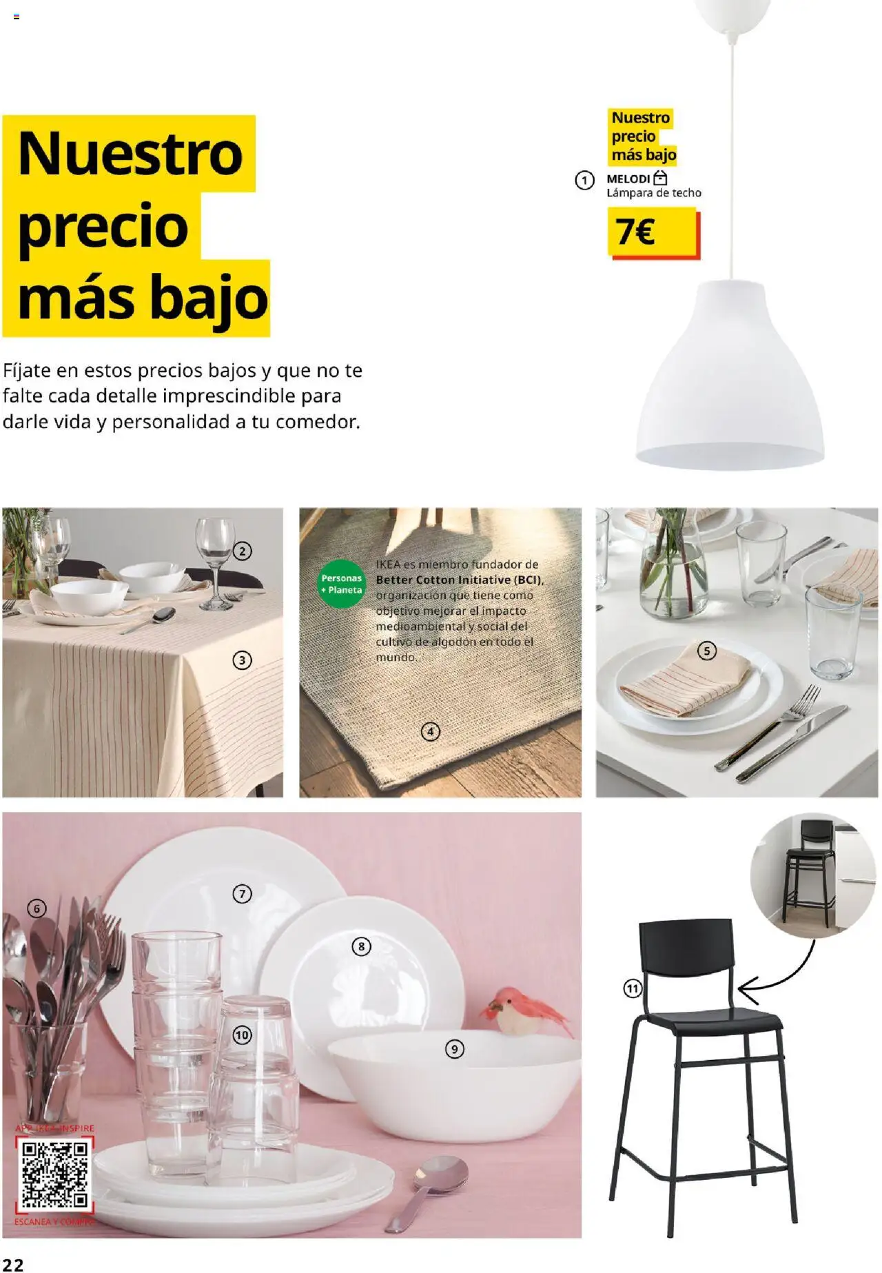Catálogo IKEA Comedores │ válido desde el 04.02.2025 | Página: 22 | Productos: Lámpara de techo, Té, Lámpara