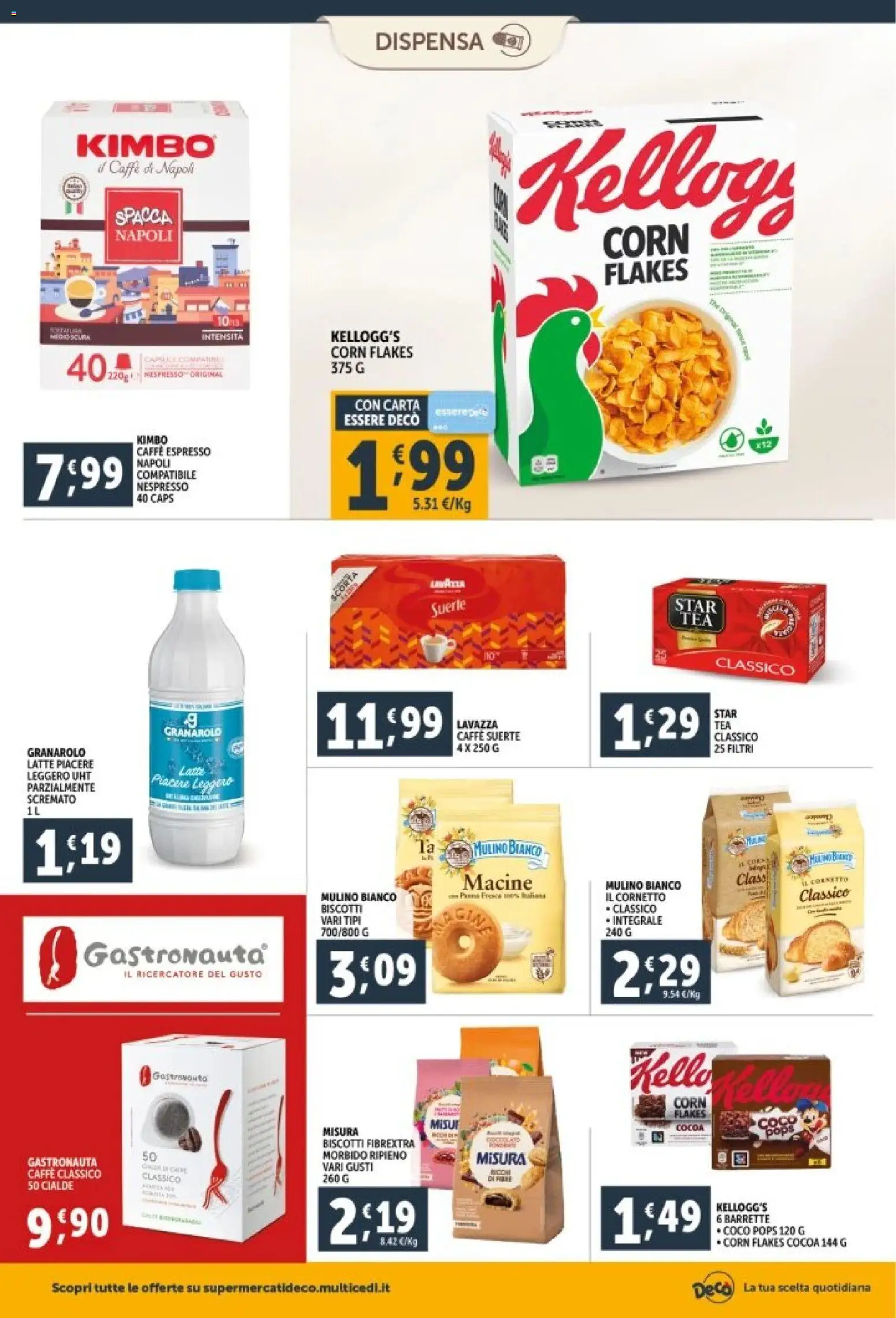 Volantino Decò del 29.12.2025 | Pagina: 16 | Prodotti: Caffè, Cornetto, Biscotti, Lavazza