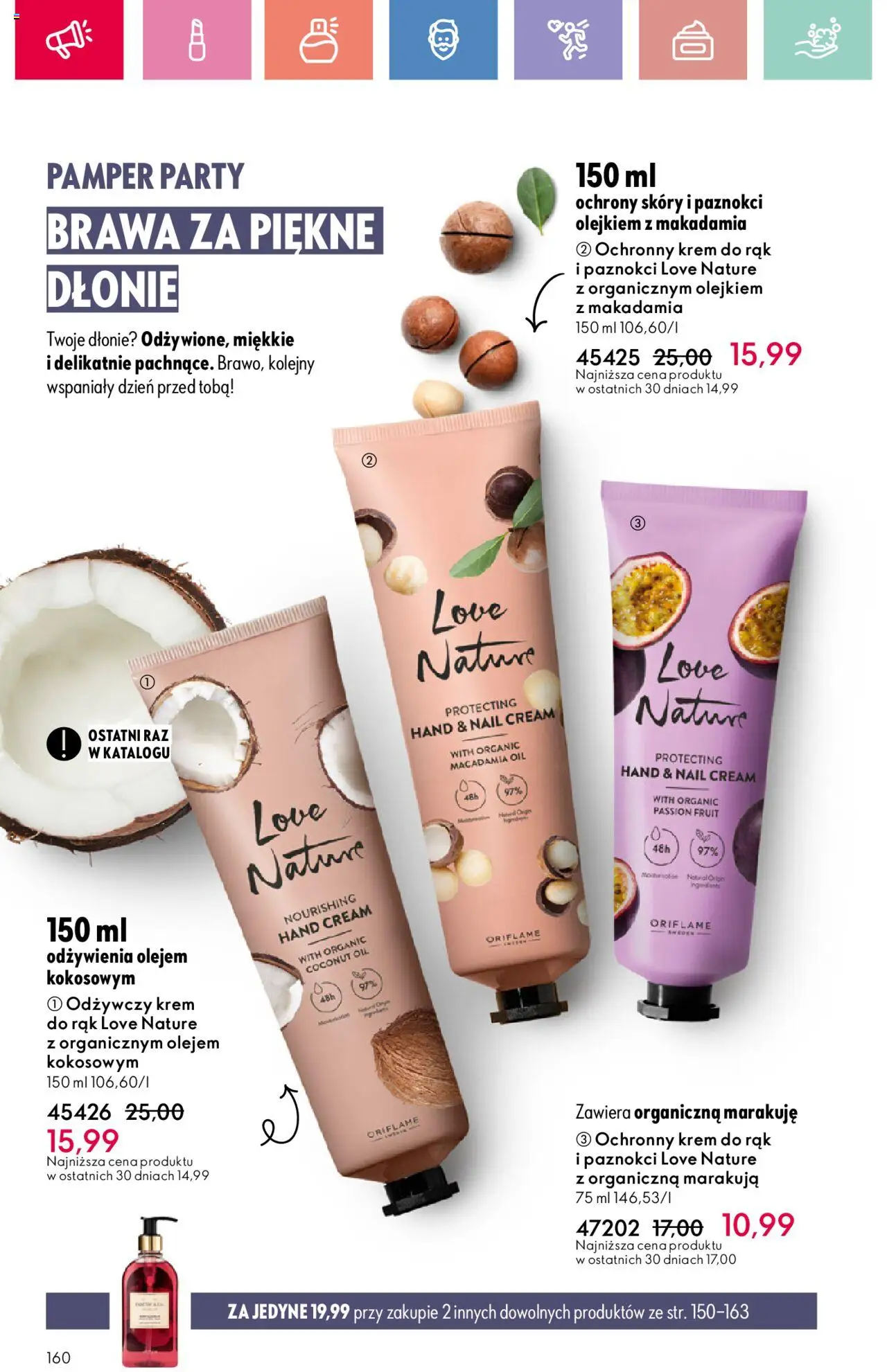 Oriflame Katalog 11 2025 od 27.07.2025 | Strona: 160 | Produkty: Krem do rąk, Krem