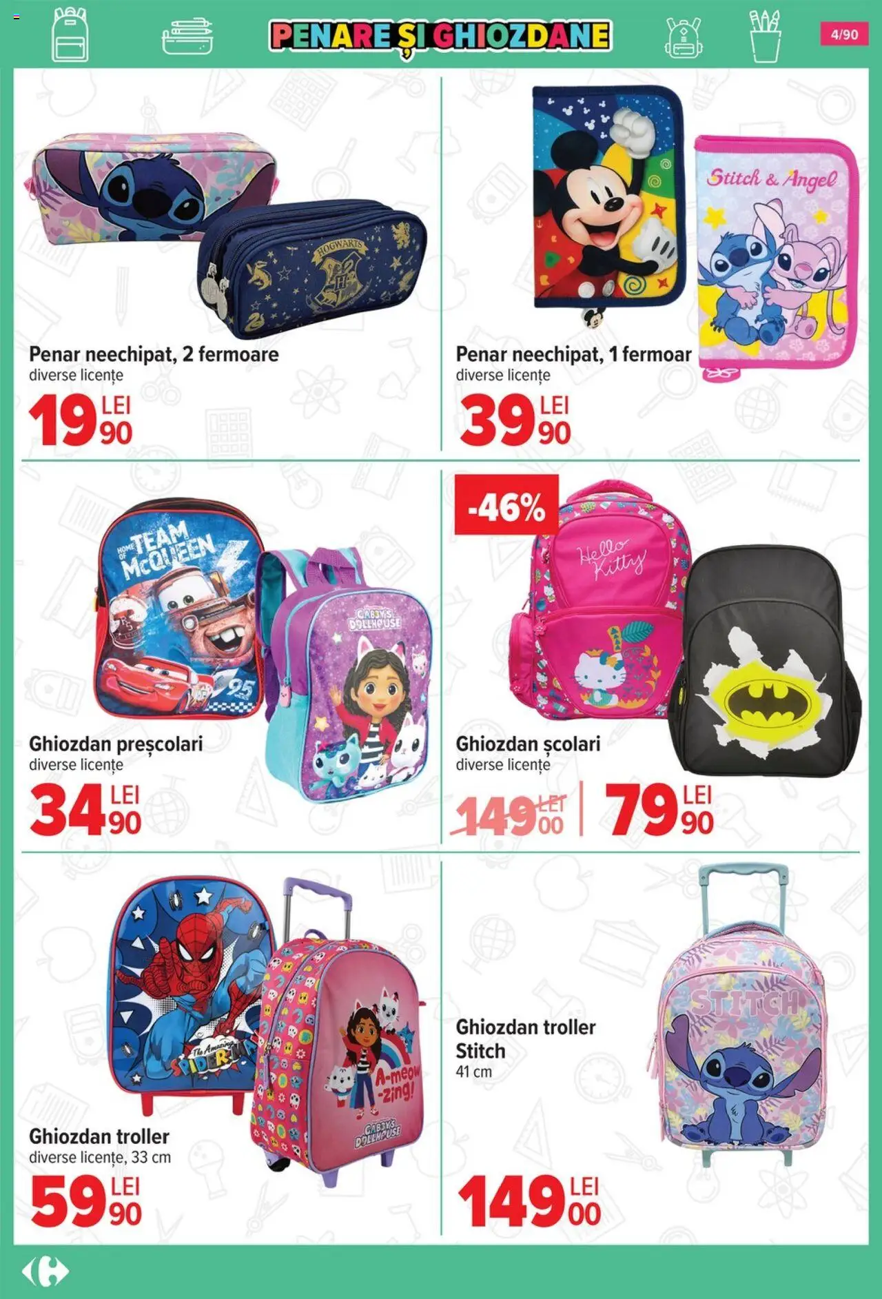 Carrefour catalog - Începe școala – valabil de la 13.08.2025 | Pagină: 5 | Produse: Ghiozdan