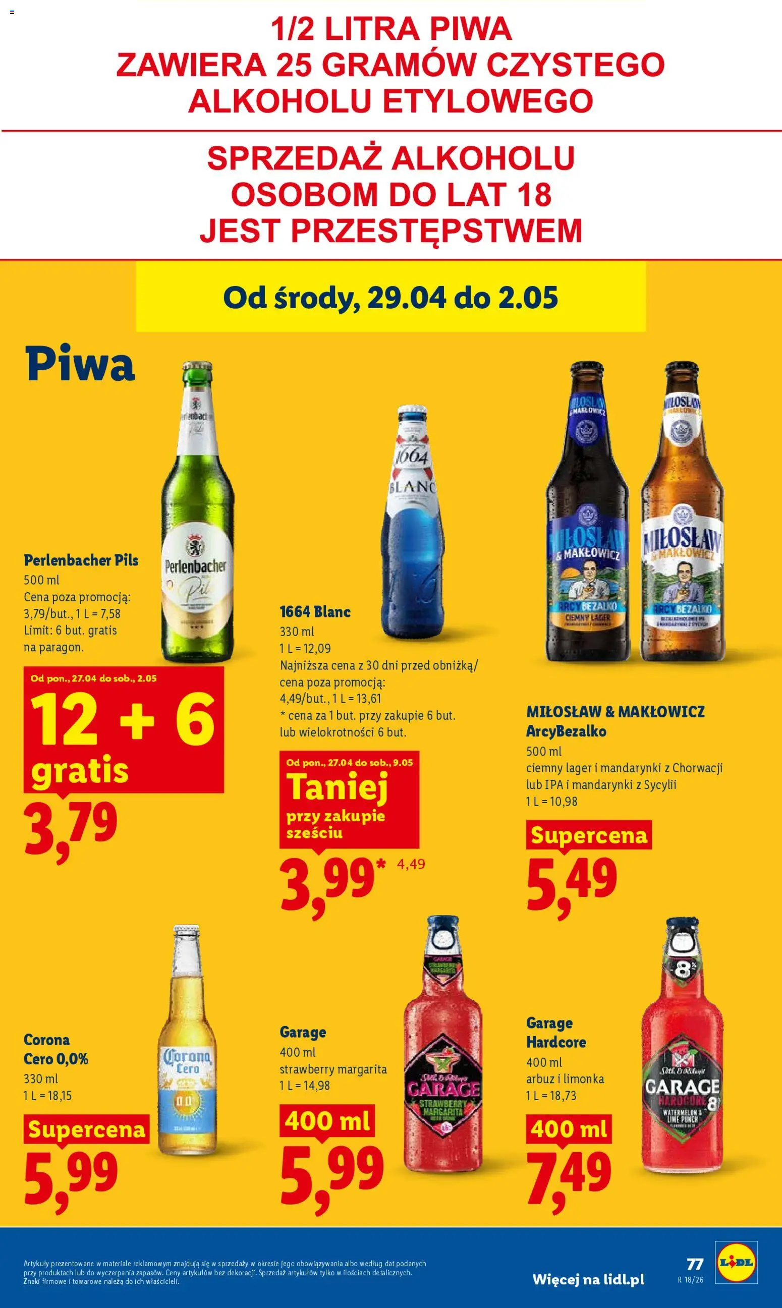 Lidl gazetka od 29.04.2026 | Strona: 79 | Produkty: Limonka, Arbuz, Mandarynki