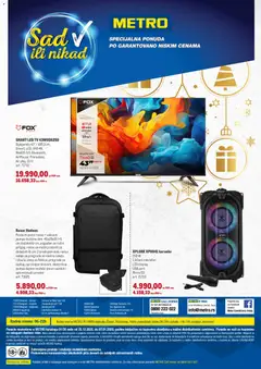 Metro katalog - pregled Metro kataloga - važi od 25.12.2025 | Strana: 16 | Proizvode: Ranac, Sto, Mikrofon, Pica