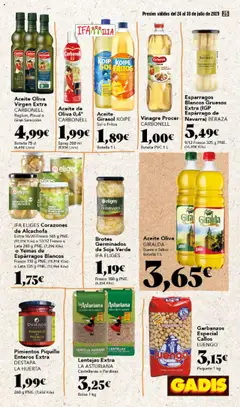 Gadis folleto │ válido desde el 24.07.2025 | Página: 25 | Productos: Aceite, Vino, Νερό καρύδας, Bolsa